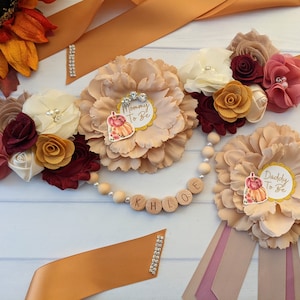 Fall Baby Shower, Pumpkin Baby Shower, Little Pumpkin Mommy Sash, Baby Shower Sash, Maternity Sash, Baby Sprinkle Belly Sash, Pregnant Bump