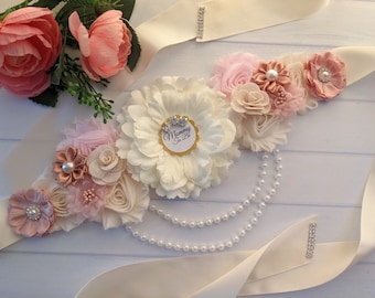Mommy To Be Sash, Baby Shower Sash, Pregnant Mom Gift, Baby Bump Sash, Mom To Be Belly Sash Belt, Maternity Sash, Baby Shower Dress