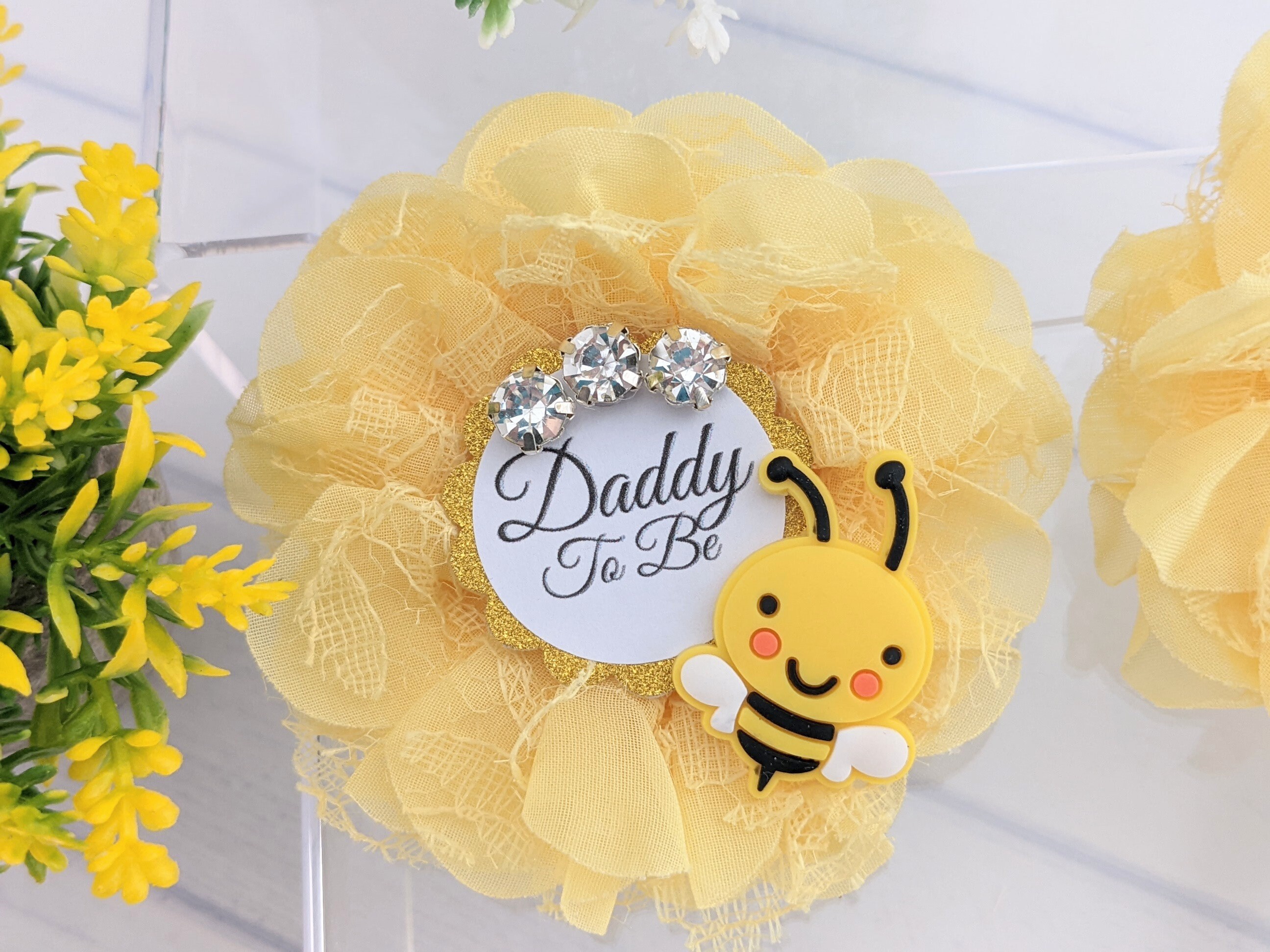 Mommy to Bee Pin Baby Reveal Ribbons Pregnancy Announcement - Etsy