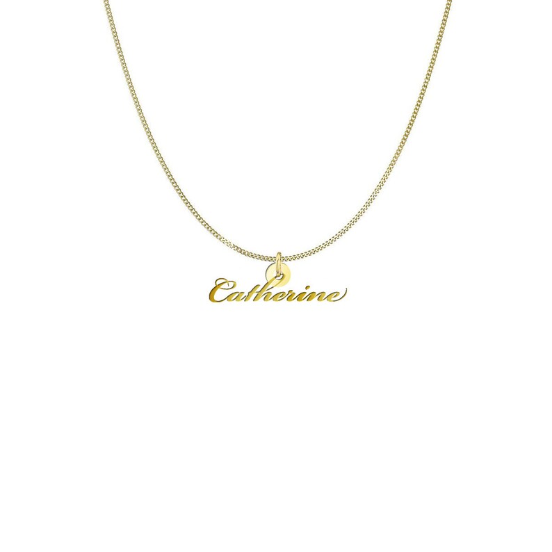 Personalized Name Necklace for Catherine Friendship Custom Initial Jewelry Sterling Silver Family Gift For Women Mom