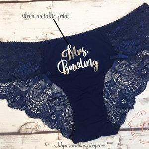 Bridal Shower Gift for Bride, Bride Panties, Personalized Panties Underwear, Honeymoon, Bachelorette Gift, Bride Gift, Wedding Gift