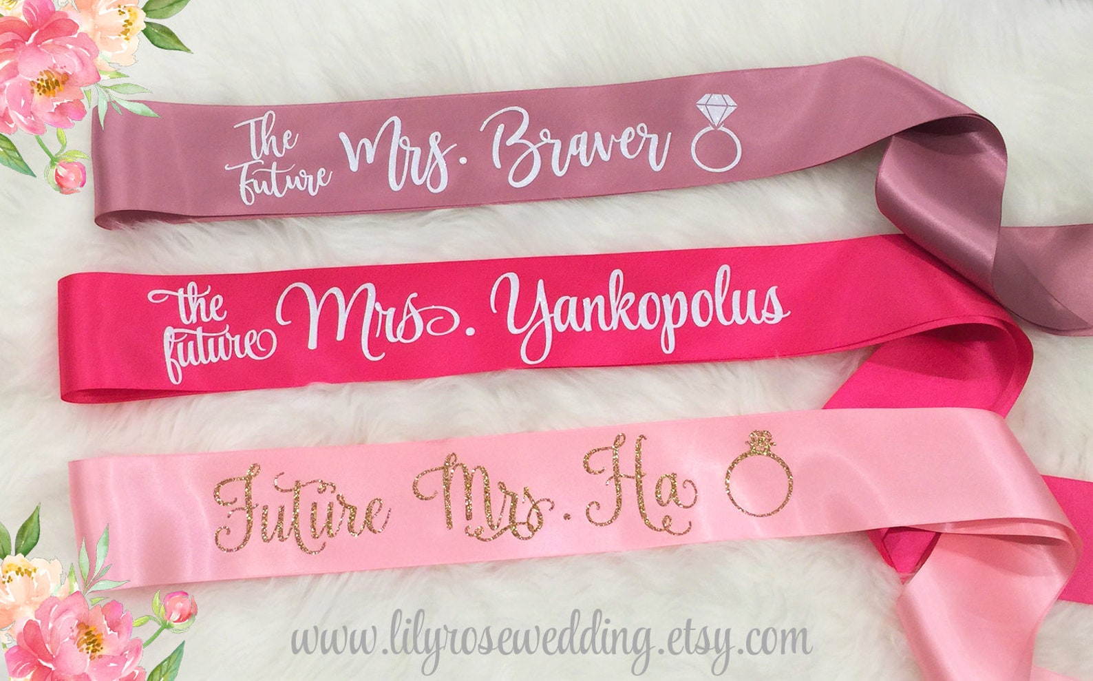 Bride Sash Bridal Sash Bachelorette Sash Bride to Be Sash Etsy