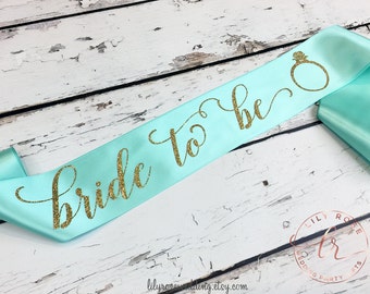Bachelorette Party Sash, Bride Sash, Bridal Sash, , Bride to be Sash, Mrs Sash, Future Mrs Sash, Glitter Sash, Maid of Honor, Bridal Party
