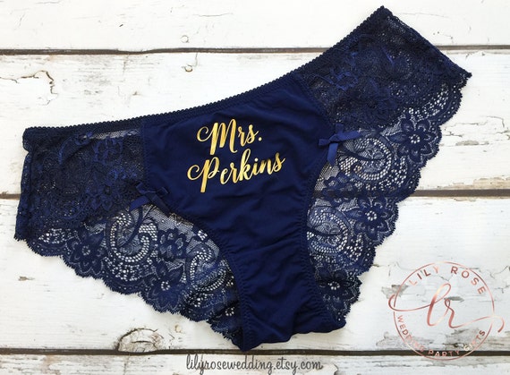 Bachelorette Gift, Bride Panty, Personalized Panties Underwear