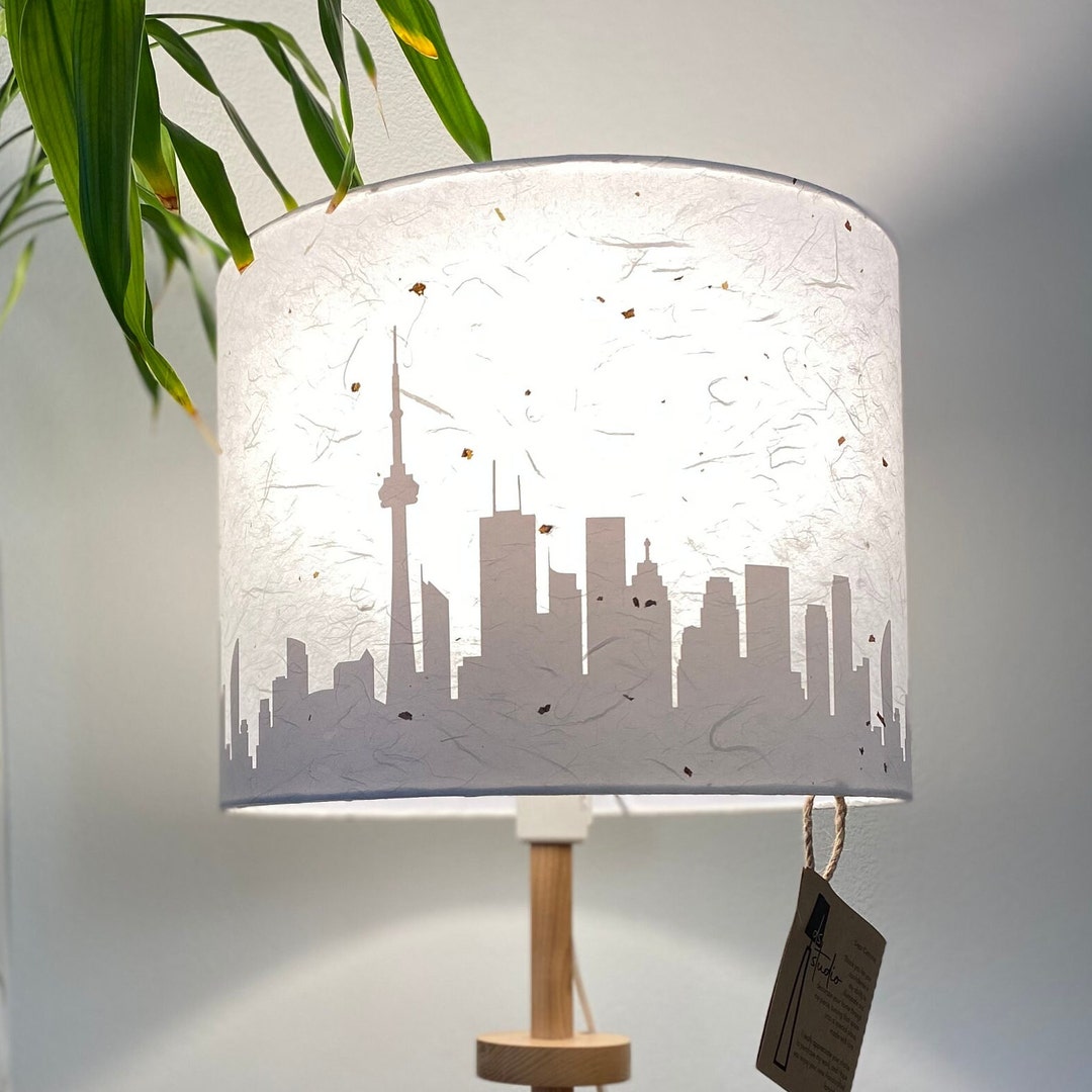 Toronto Skyline Lampshade 30cmx23.7cm 11.8'x9.3' Etsy UK