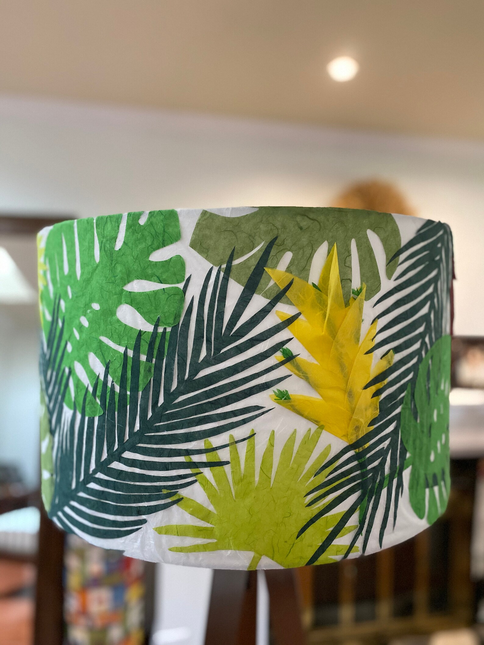 Tropische Blätter Papier Lampenschirme 50x33 cm 20x - Etsy.de