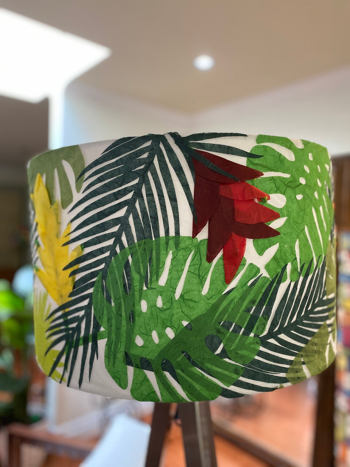 Tropische Blätter Papier Lampenschirme 50x33 cm 20x - Etsy.de