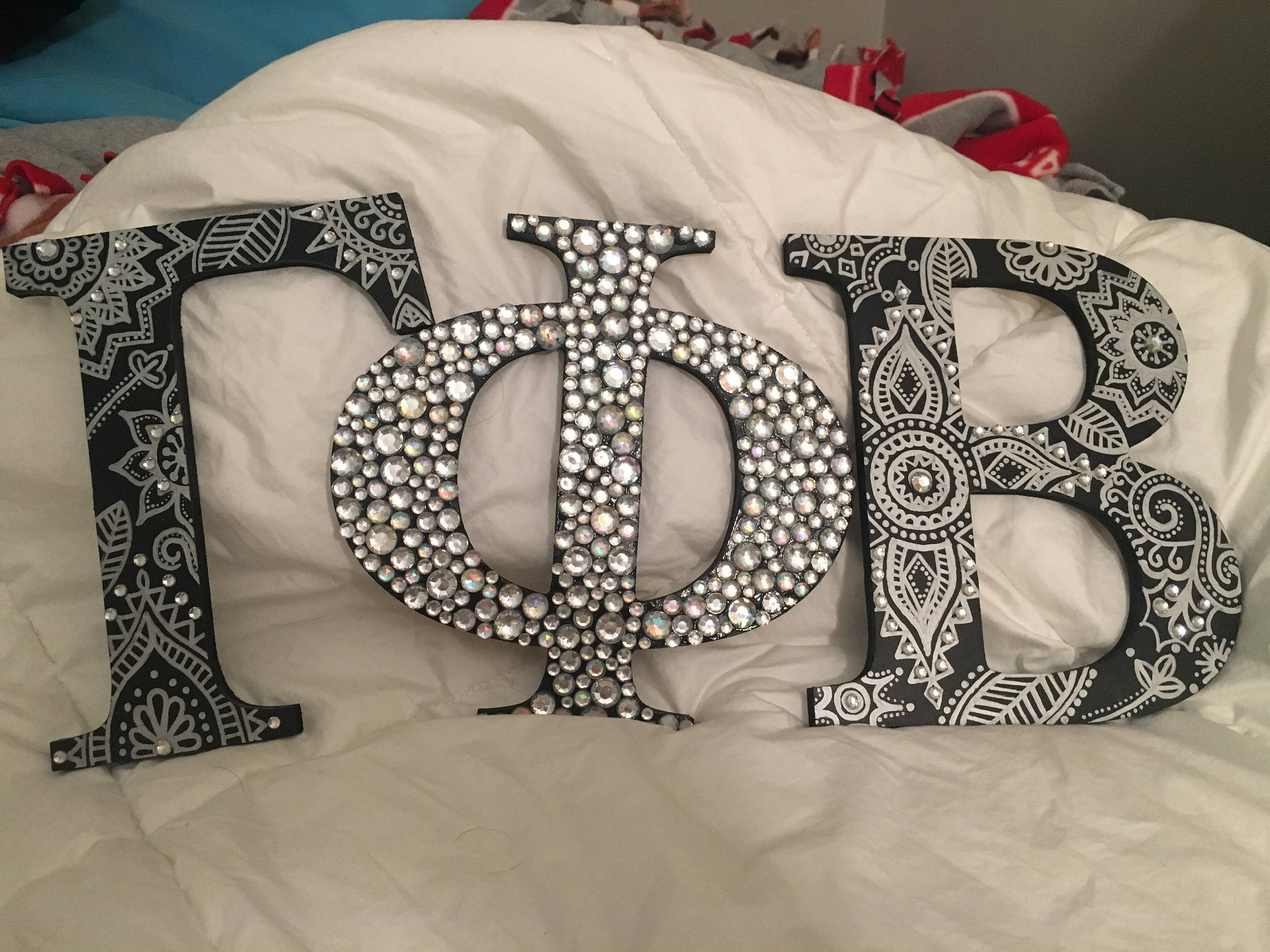 Sorority letters Etsy