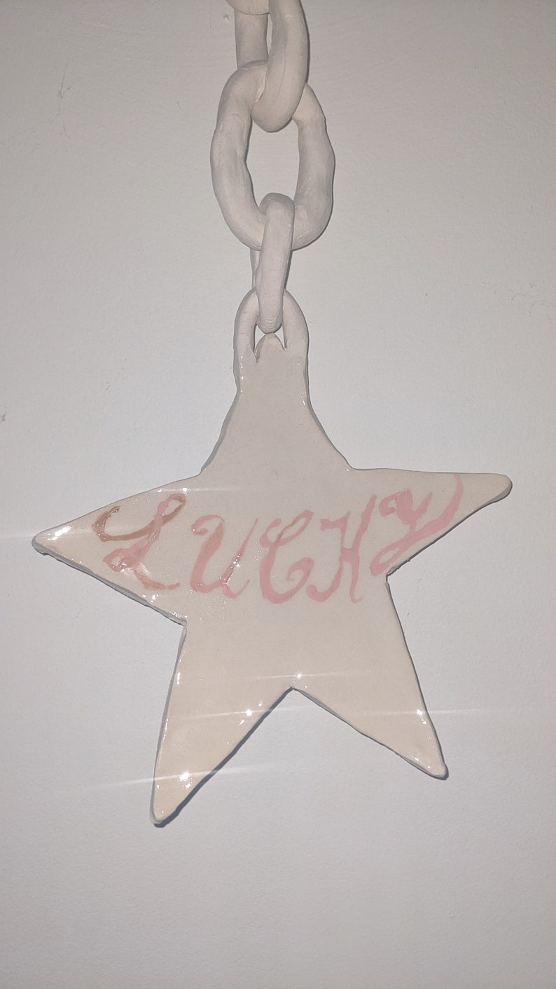 lucky star ceramic wall hanging image 2