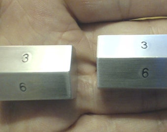 Customisable aluminium dice for Dungeons and Dragons Dnd Pathfinder d20 RPG Role Playing Games
