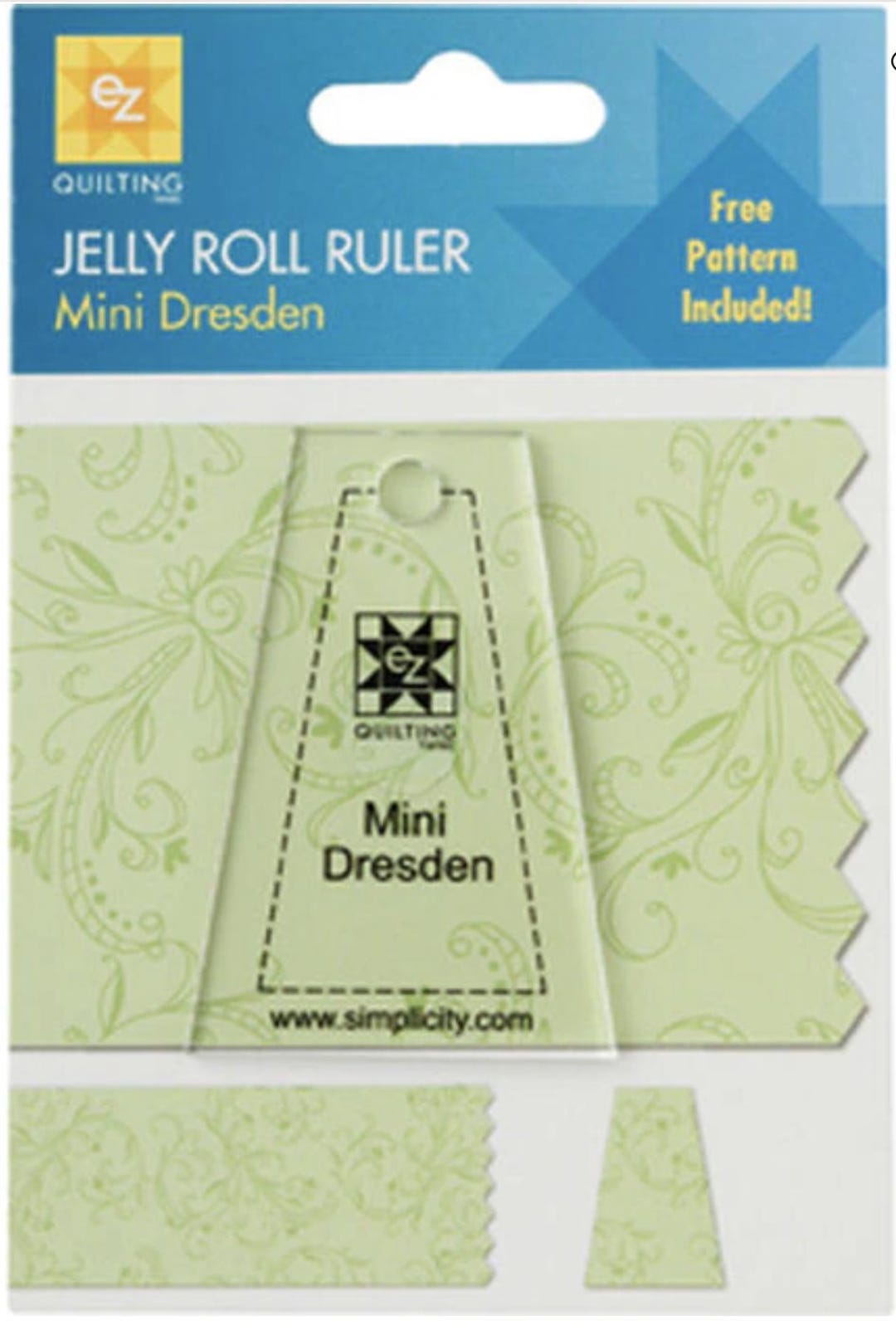 Mini Dresden Jelly Roll Ruler - Etsy