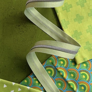 Lime Green Zipper Tape By Sassafras Lane Designs