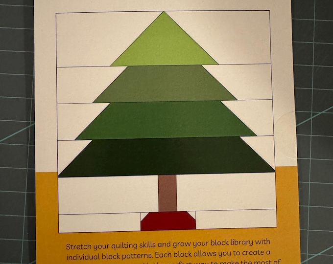 Christmas Tree Quilt Block Pattern by the Sewing Loft - Etsy