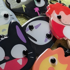 Studio Ice Pops - Face Bars - Icecream bars- Silly Character - Fire - No Face - Goldfish - Keychains - Charms - Anime - Popsicle Sticks