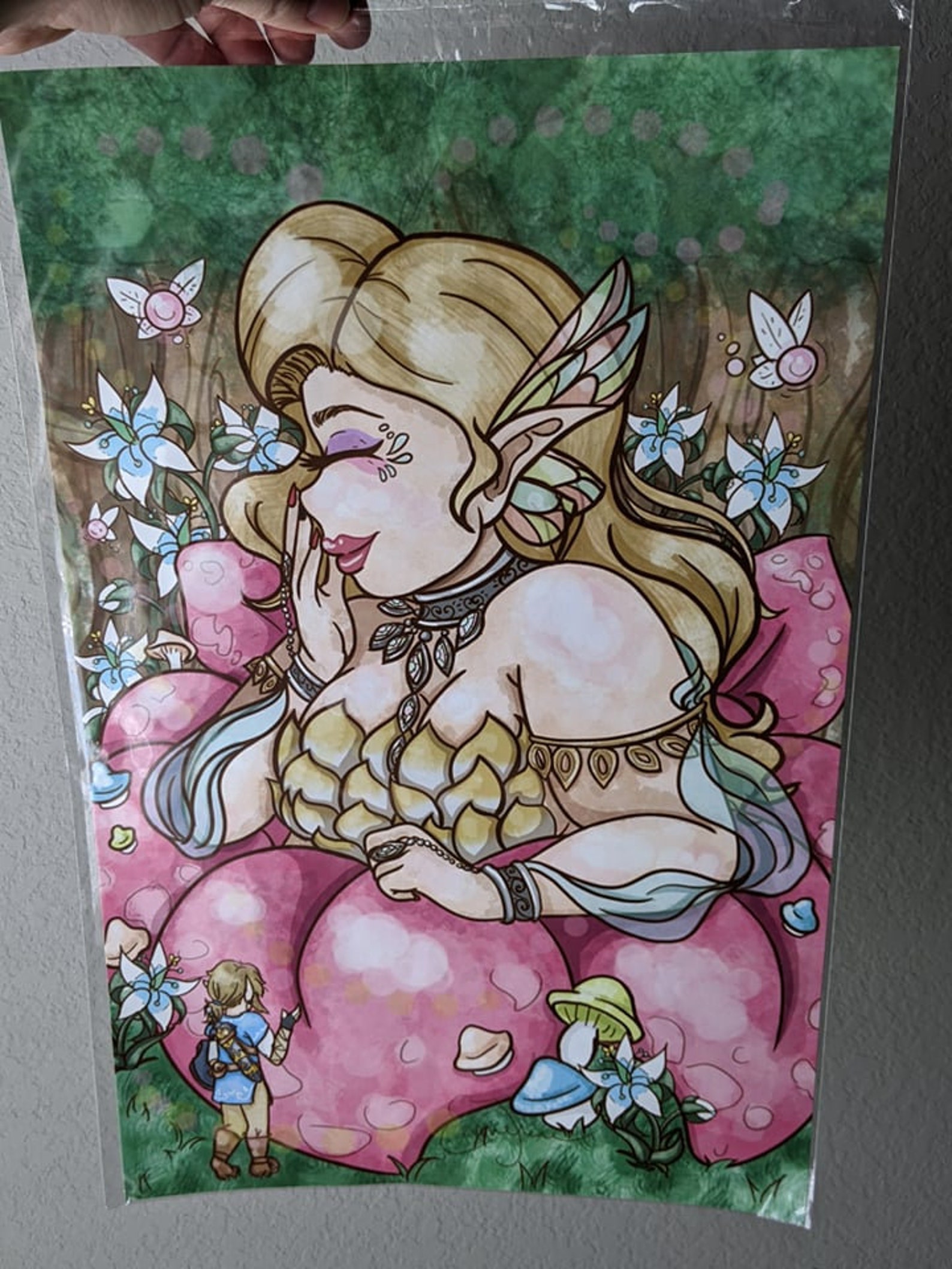 The Great Fairy Cotera Print Breath of the Wild Legend of Etsy