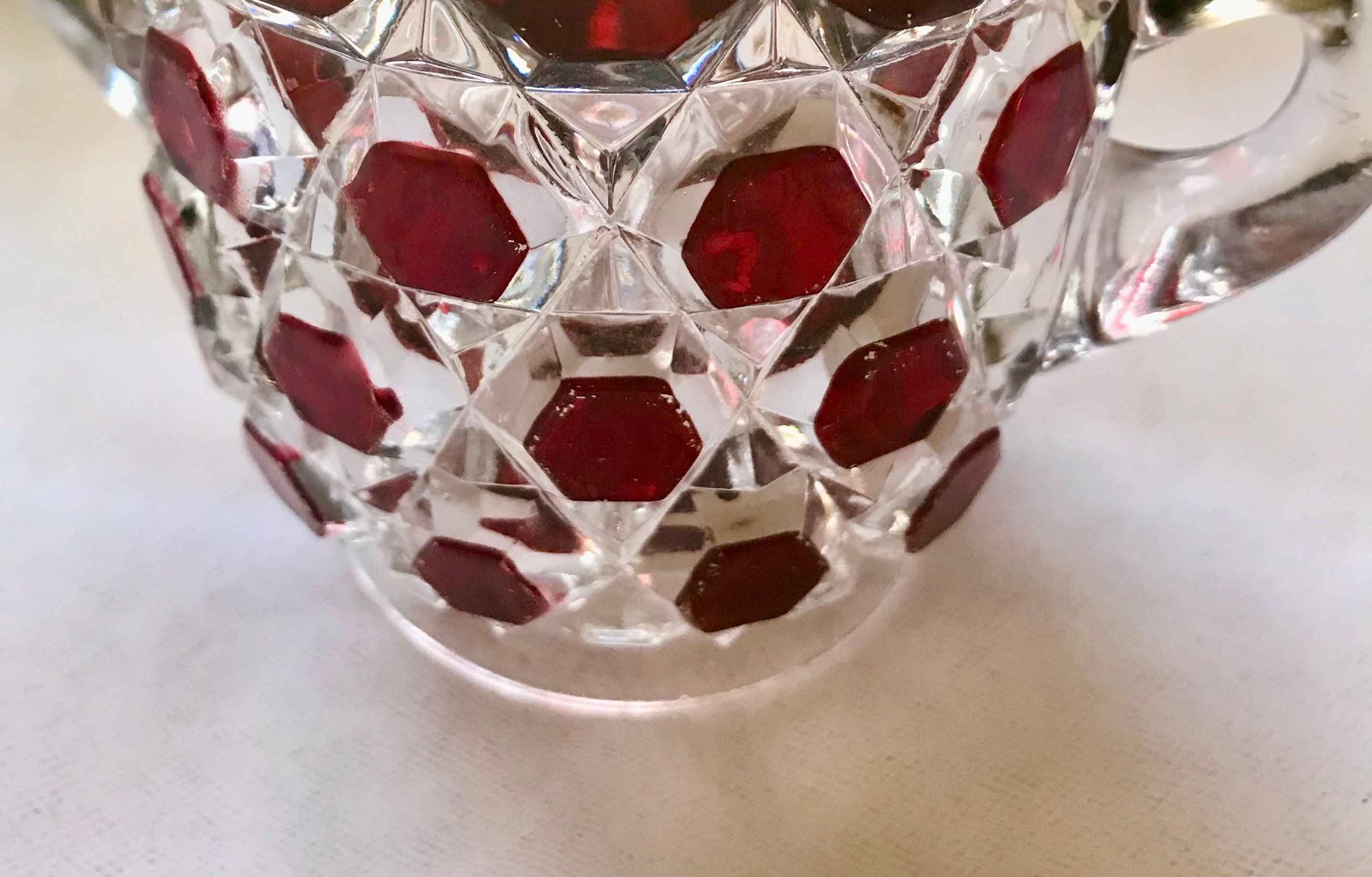 Antique EAPG C. 1890 Ruby Flash EAPG Doyle # 250 Spooner - Etsy
