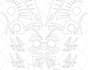 black panther version 1 a4 letter size pdf template etsy