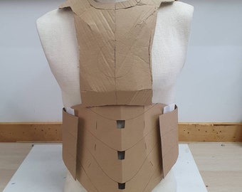 Iron Man Mark 4 Vest & Abs PDF Template (Ready to Print A4 Letter)