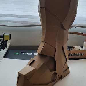 Plantilla PDF de botas y parte inferior de la pierna de Iron Man Mark 4 (tamaño A4 y carta) (lista para imprimir)