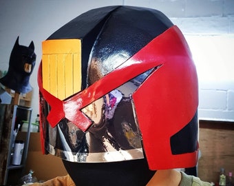 Judge Dredd Helmet - A4 & Letter Size PDF Template