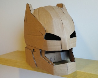 BvS Armored Bat Helmet - A4 & Letter Size PDF Template