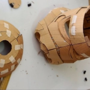 Casco de soldado de asalto clásico: plantilla en PDF en tamaño A4 y carta (lista para imprimir)