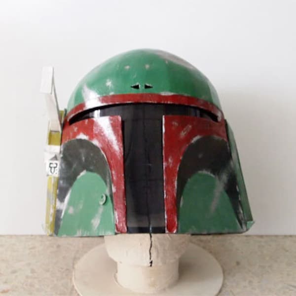 Boba Jango Fett Mandalorian Helmet Template- A4 & Letter Ready to Print PDF (No Instruction)