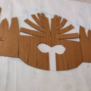 Magnet oder Cosplay Helm Pattern - A4 & Letter Size PDF Template (druckfertig) ohne Anleitung