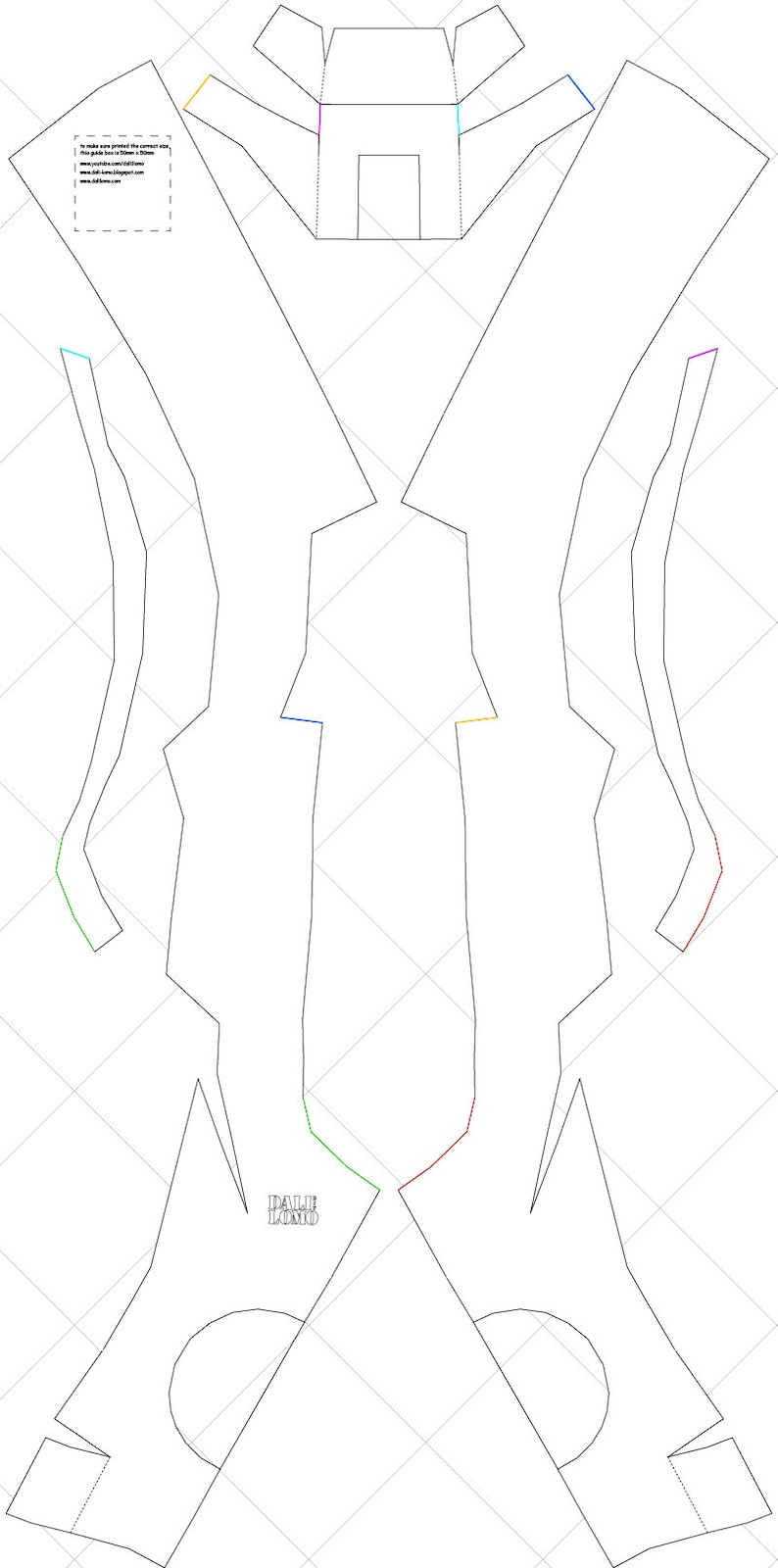 Iron Man Mark 4 Vest & Abs PDF Template ready to Print A4 Etsy