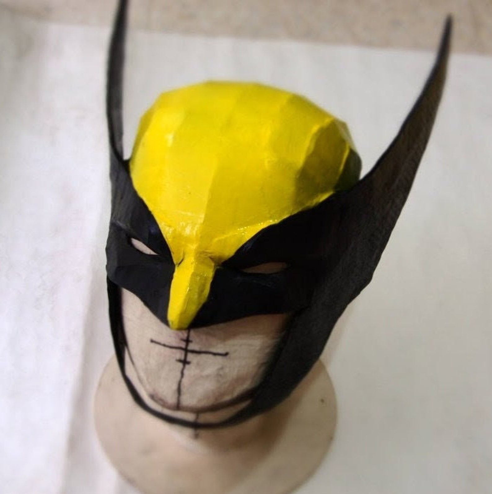 Wolverine Cosplay Mask Pattern A4 & Letter Size PDF Template ready to Wolverine Cosplay Mask Pattern A4 & Letter Size PDF Template ready to
