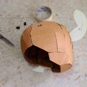 Base para casco de Power Ranger, forma de cabeza para máscaras, sombreros y pelucas - Tamaño A4 y carta - Plantilla PDF lista para imprimir + Bono