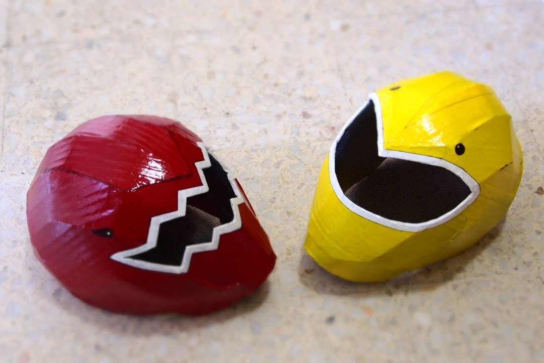 Power Ranger Helmet Base Head Form for Masks Hats Wigs A4 Etsy