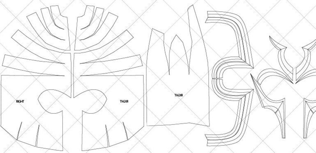 Magnet O Cosplay Helm Pattern A4 & Letter Size PDF Template ready to ...