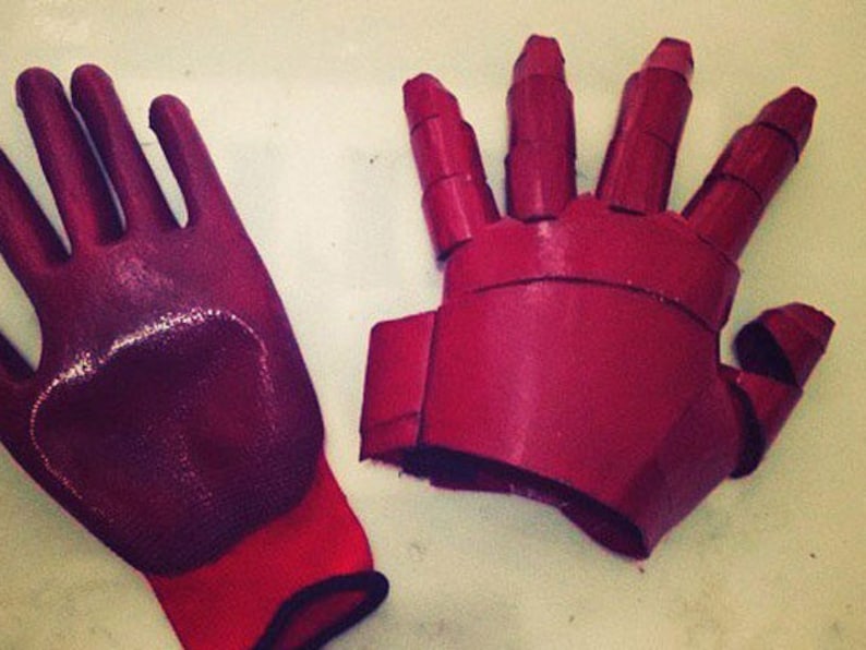 Iron Man Hands PDF Template - Etsy UK