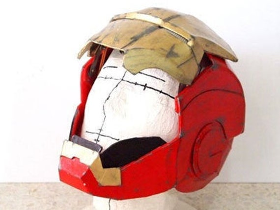 Iron Man Mark 4 Helmet Letter Size Pdf Template Etsy