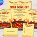 EDITABLE Chili Cook off Printables | Includes Flyer, Poster, Invitation ...