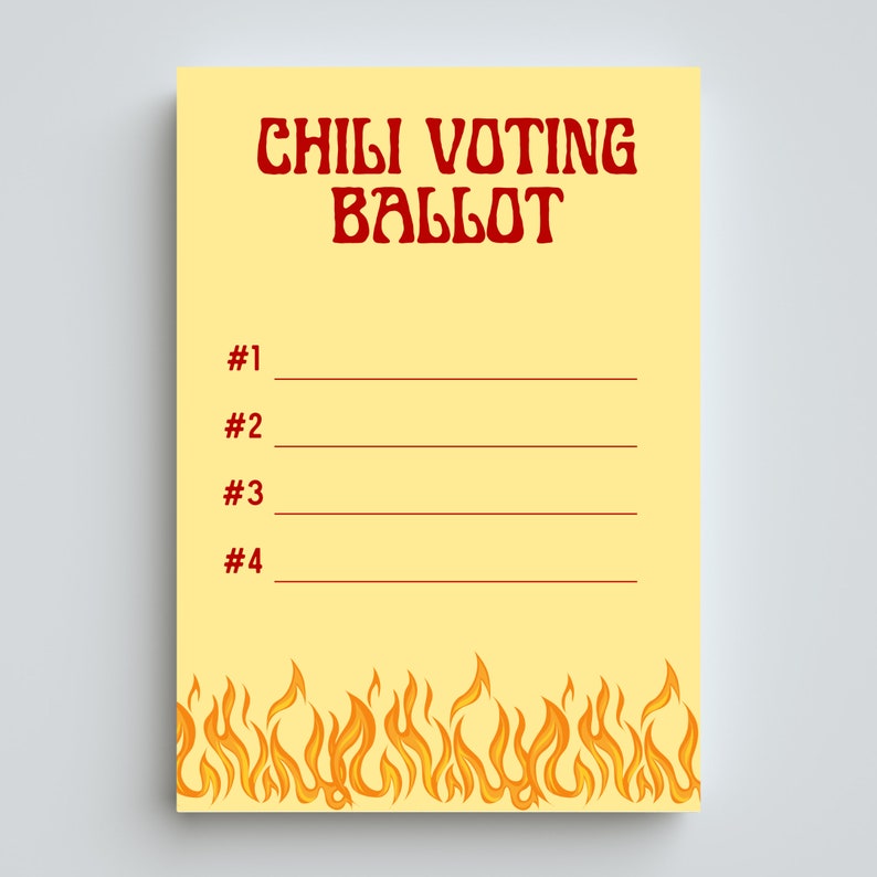 EDITABLE Chili Cook off Printables | Includes Flyer, Poster, Invitation ...