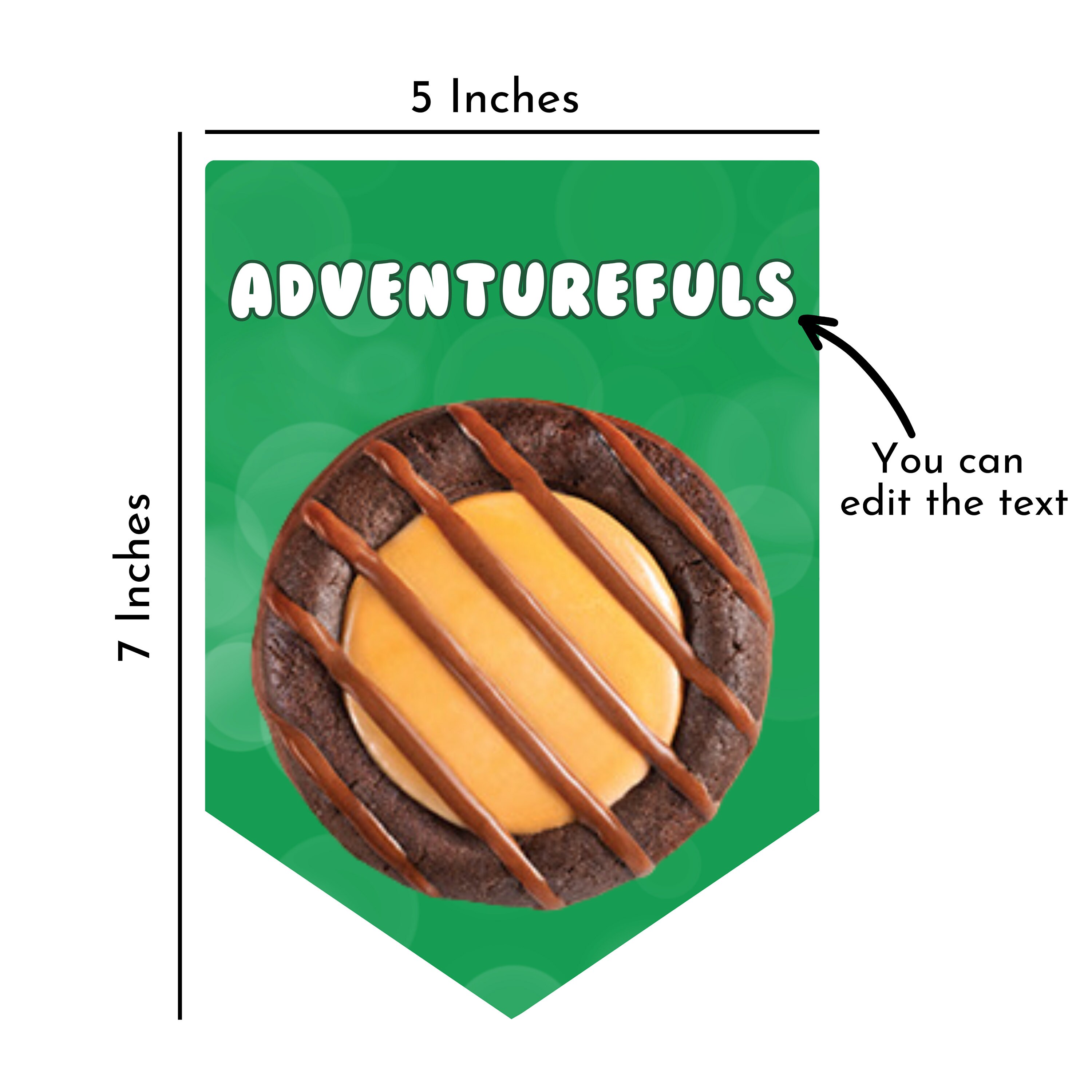 EDITABLE Girl Scout Cookie Banner Cookie Options Bunting Cookie Sales ...
