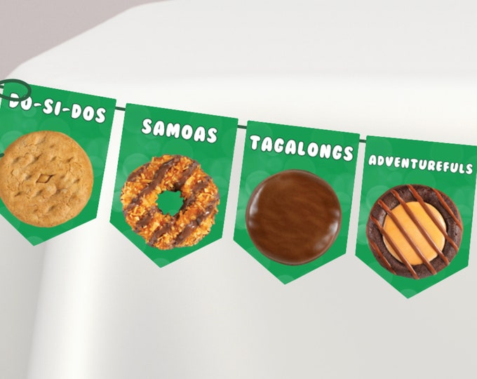 Girl Scout Cookie Banner - Etsy