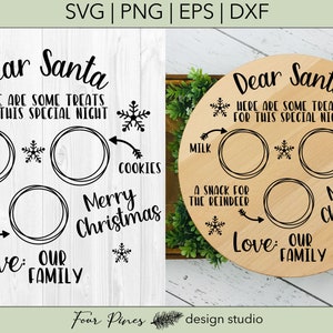 Download Dear Santa Placemat Tray Svg Digital File Etsy 3D SVG Files Ideas | SVG, Paper Crafts, SVG File