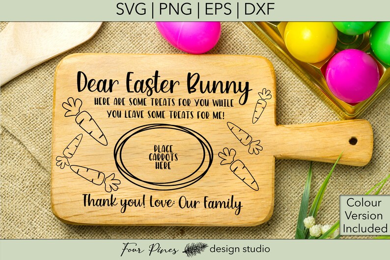 Download Dear Easter Bunny Love Our Family Two Files Included v.1 SVG | Etsy