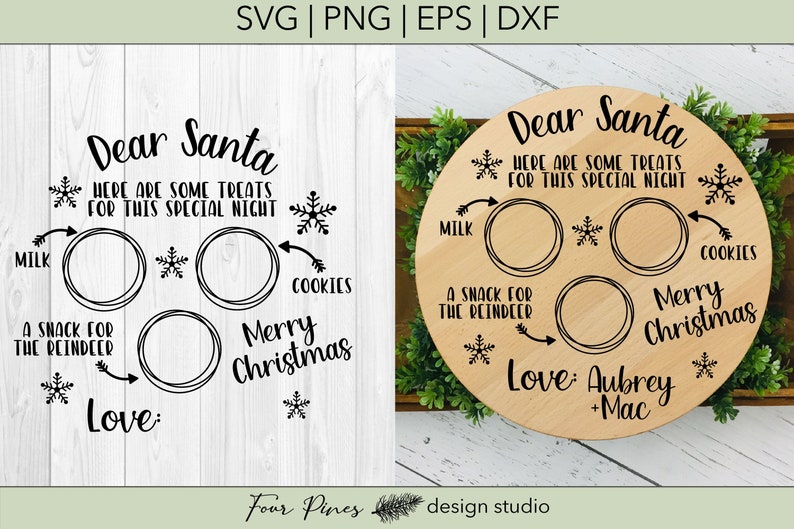 Download Dear Santa Tray Bundle SVG File