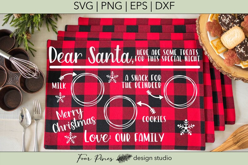 Download Dear Santa Tray Bundle SVG File
