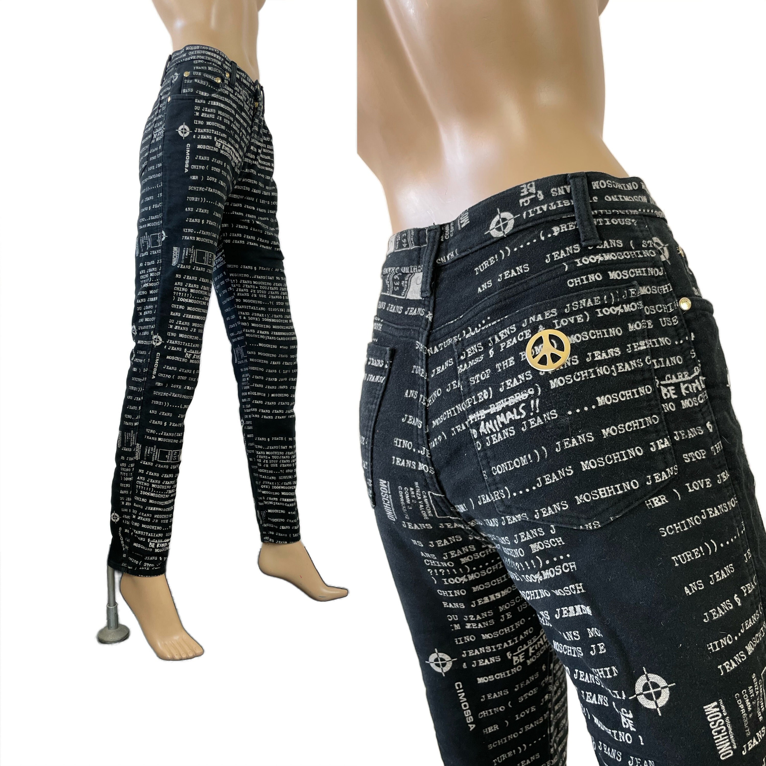 moschino womens jeans