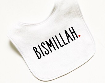 FIRST EID PERSONALISED BABY BIB FUNNY CUTE CUSTOM GIFT BOYS GIRLS