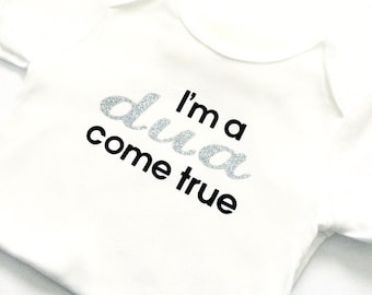 I'm a Dua come true bodysuit, islamitisch cadeau, Bismillah, Eid, Ramadan, Aqiqah, moslim, Salah, gebed, dua, babyjongen, babymeisje, babycadeau