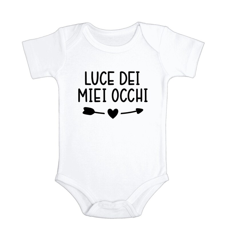 boy girl baby shower gift Nonna T-shirt tee Italian bodysuit clothes outfit Nonni bambino Italy light of my eyes Zio Nonno Zia