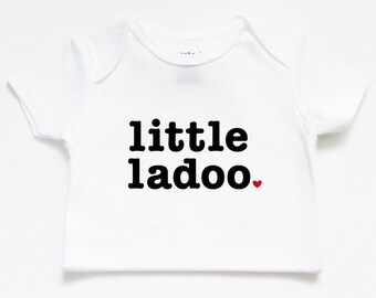 Little ladoo bodysuit, T-shirt, cute, tee, shirt, top, baby clothes, boy girl, Muslim, Hindu, Desi, Indian, Asian, baby gift, kids children