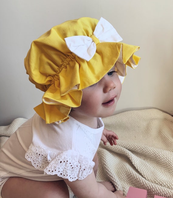 baby girl sun bonnet