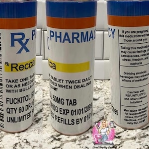 Fukitol medicine prescription pill RX pharmacy 20oz insulated tumbler with topper TUMBLER ONLY